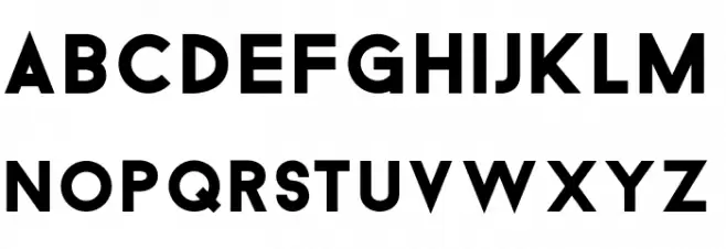 BaronNeue-ExtraBold フォント 小文字