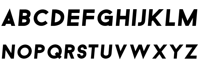 BaronNeue-ExtraBolditalic Font LOWERCASE