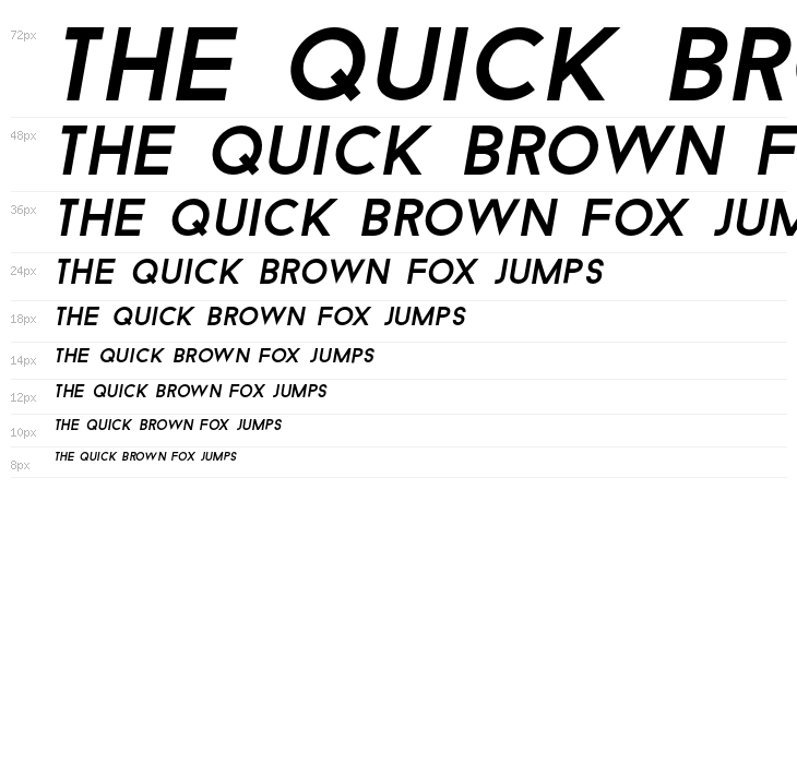 BaronNeue-UltraItalic Waterfall