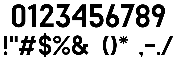 BaronNeue Font OTHER CHARS