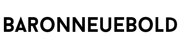 BaronNeueBold Font