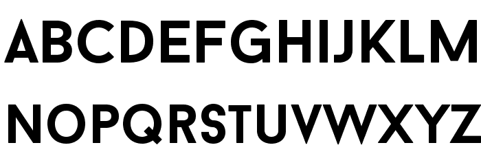 BaronNeueBold Font LOWERCASE