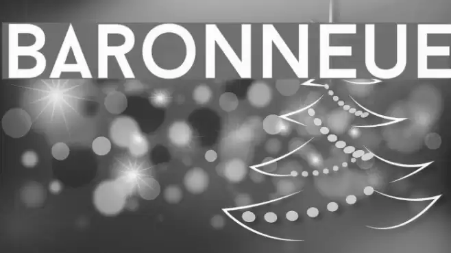 BaronNeue Font examples