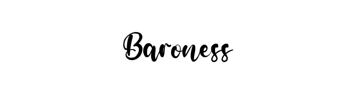 Baroness  नि: शुल्क फ़ॉन्ट्स डाउनलोड