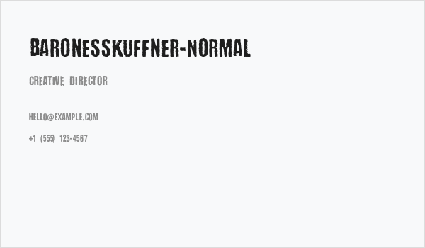 BaronessKuffner-Normal Business Card