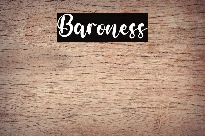 Baroness Example 3