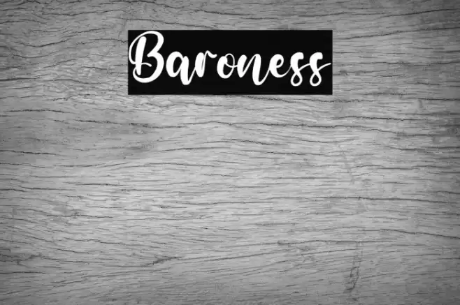 Baroness Font examples