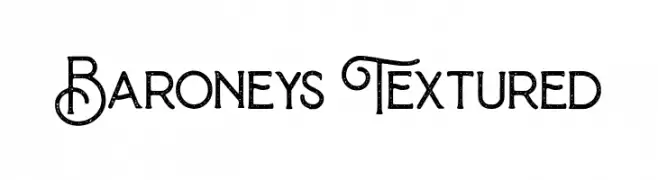 Baroneys Textured  Descarca Fonturi Gratis