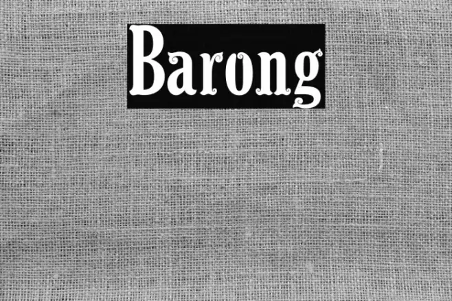 Barong Font examples