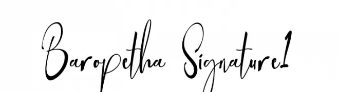 Baropetha Signature1  Descarca Fonturi Gratis
