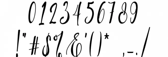 Baropetha Signature1 Font Alte caractere