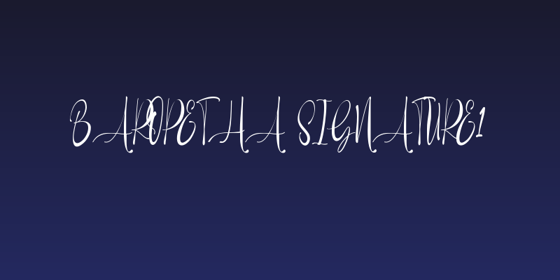 Baropetha Signature1 Social Header