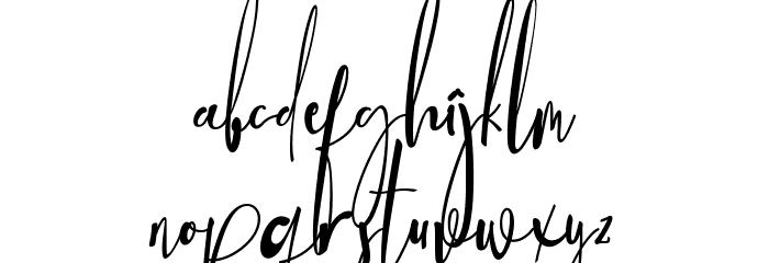 Baropetha Signature1 Font Litere mici