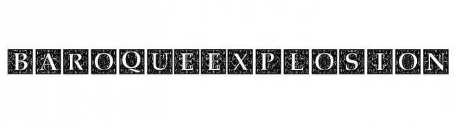 Baroque Explosion  Frei Schriftart Herunterladen