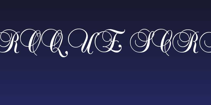 Baroque Script Social Header