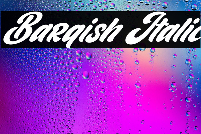 Barqish Italic Example 1