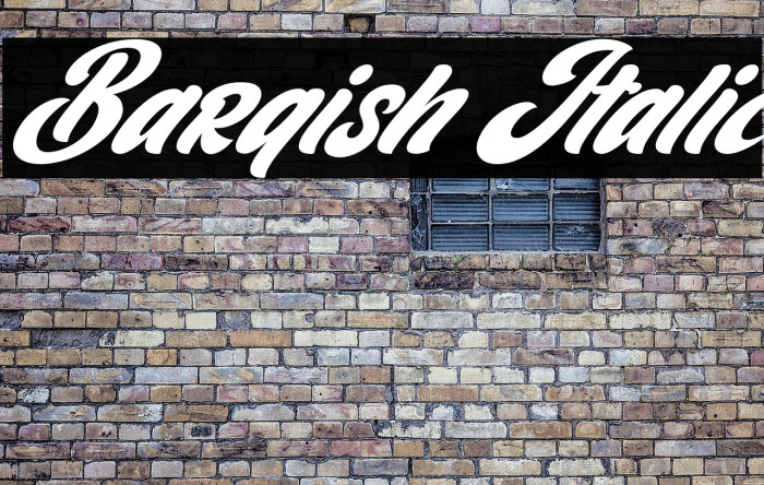 Barqish Italic Example 2