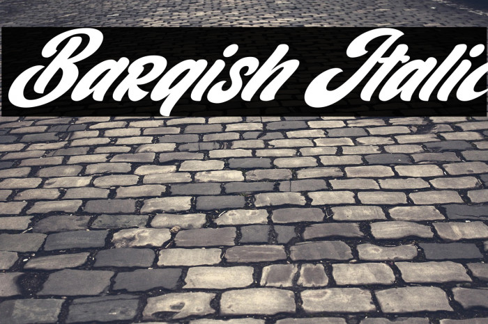 Barqish Italic Example 3