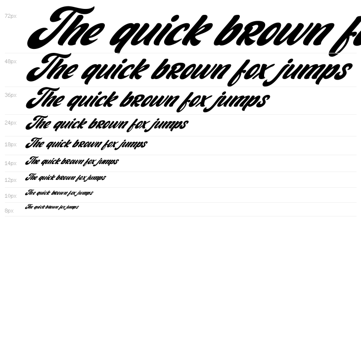 Barqish Italic Waterfall