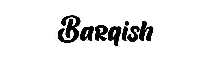 Barqish  font caratteri gratis