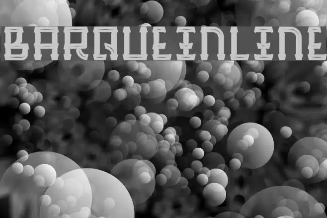 BarqueInline Font examples