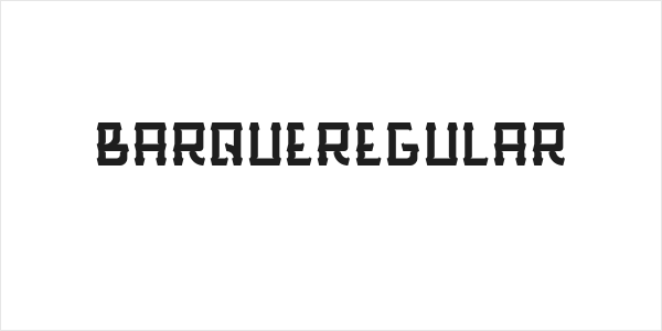 BarqueRegular Logo