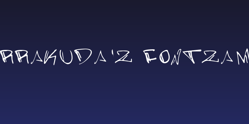 Barrakuda'z FontZamba Social Header
