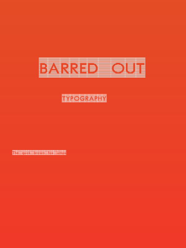 Barred Out Poster