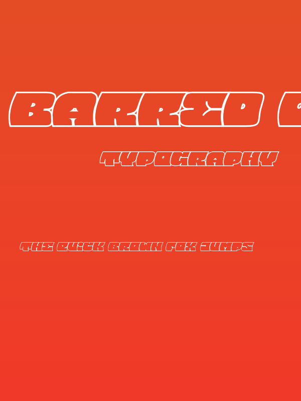 Barred Outline PERSONAL USE Regular Poster