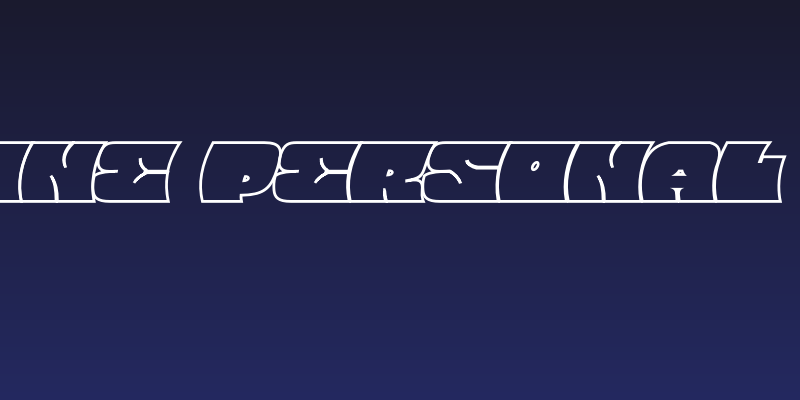 Barred Outline PERSONAL USE Regular Social Header