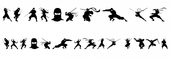 Barrel of Ninjas Font OTHER CHARS
