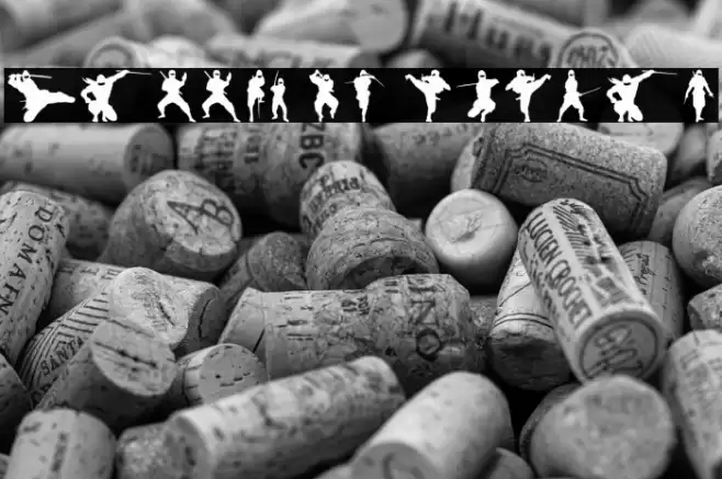 Barrel of Ninjas Font examples