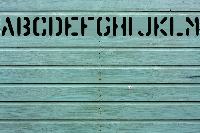 Barrel Font examples