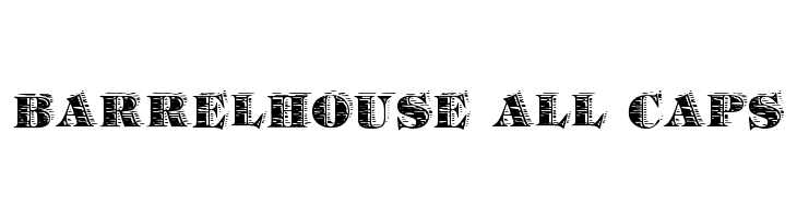 Barrelhouse All Caps फ़ॉन्ट