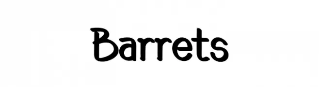 Barrets  les polices de caractères gratuit tlcharger