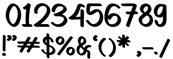 Barrets Font OTHER CHARS