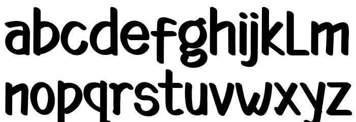 Barrets Font LOWERCASE