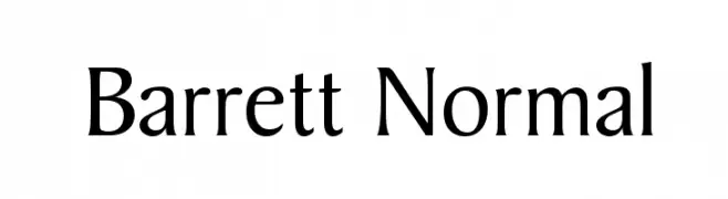 Barrett Normal  Fuentes Gratis Descargar