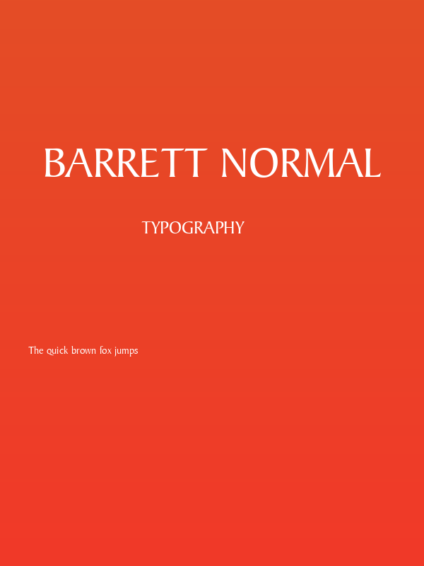 Barrett Normal Poster