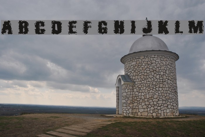 Barricades Font examples