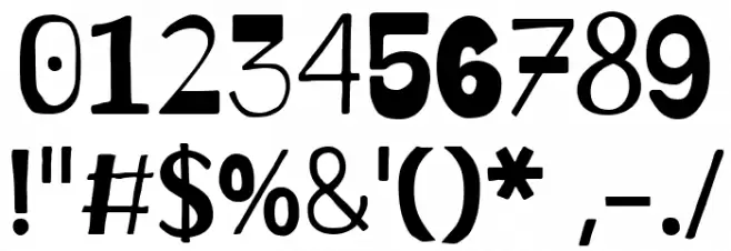 Barriecito Regular Font OTHER CHARS