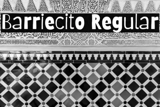 Barriecito Regular Font examples