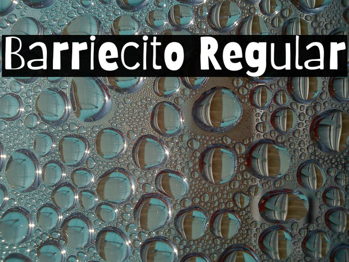 Barriecito Regular Example 2