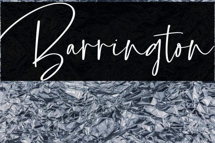 Barrington Example 1