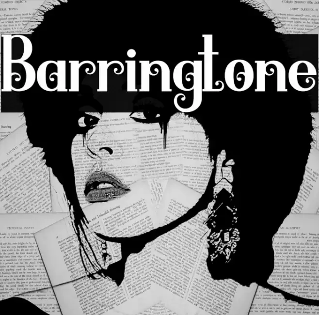 Barringtone Font examples