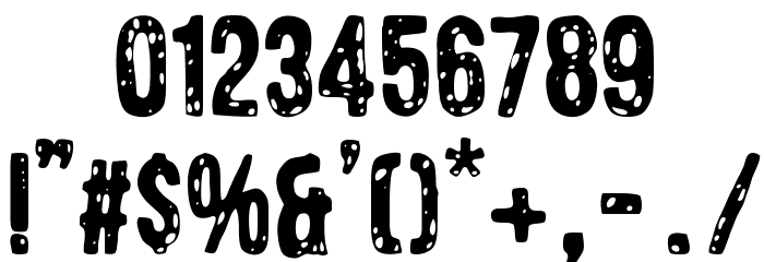 Barrio Chino Font OTHER CHARS