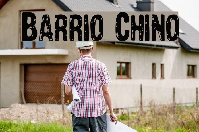 Barrio Chino Font examples