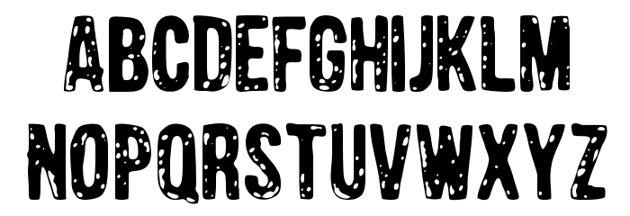 Barrio Chino Font LOWERCASE