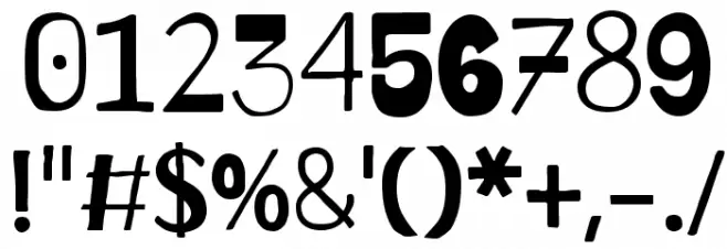 Barrio Regular Font OTHER CHARS