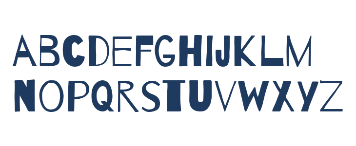 Barrio Regular Lowercase